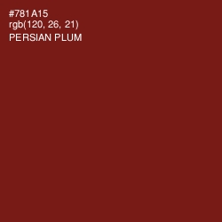 #781A15 - Persian Plum Color Image